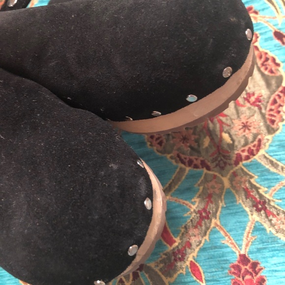 SOLD‼️Rebecca Minkoff black suede clogs - Picture 5 of 7